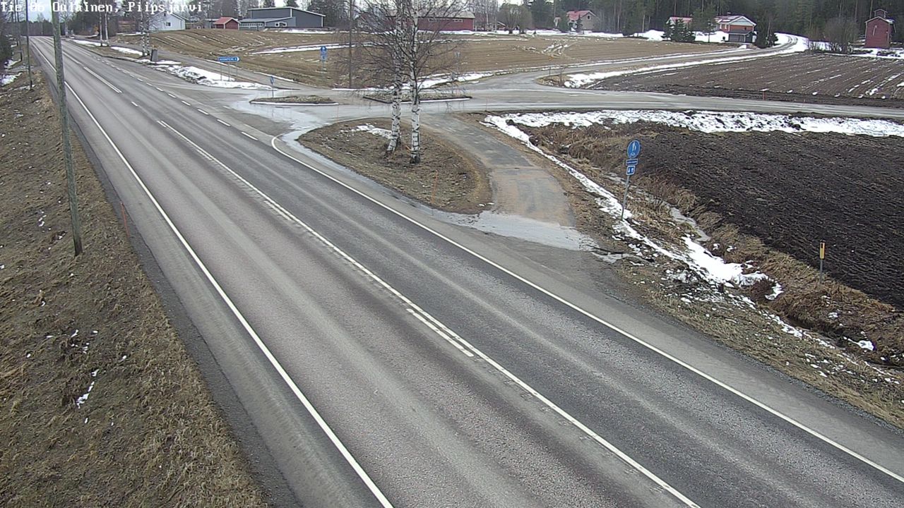 Kelikamerat Kuva Tie 86 Oulainen, Piipsjärvi, Oulainen, Pohjois-Pohjanmaa