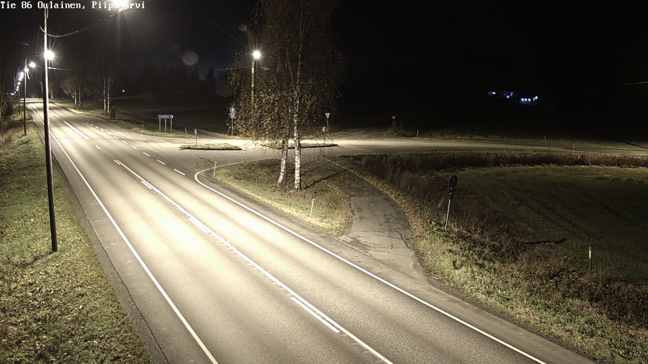 Kelikamerat Kuva Tie 86 Oulainen, Piipsjärvi, Oulainen, Pohjois-Pohjanmaa