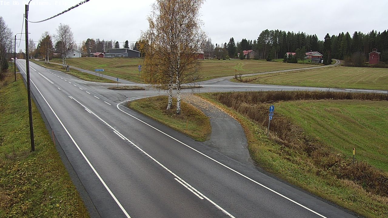 Kelikamerat Kuva Tie 86 Oulainen, Piipsjärvi, Oulainen, Pohjois-Pohjanmaa