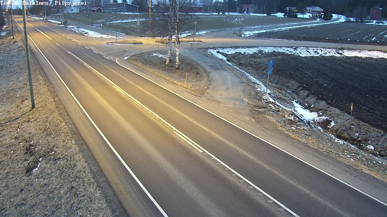 Kelikamerat Kuva Tie 86 Oulainen, Piipsjärvi, Oulainen, Pohjois-Pohjanmaa