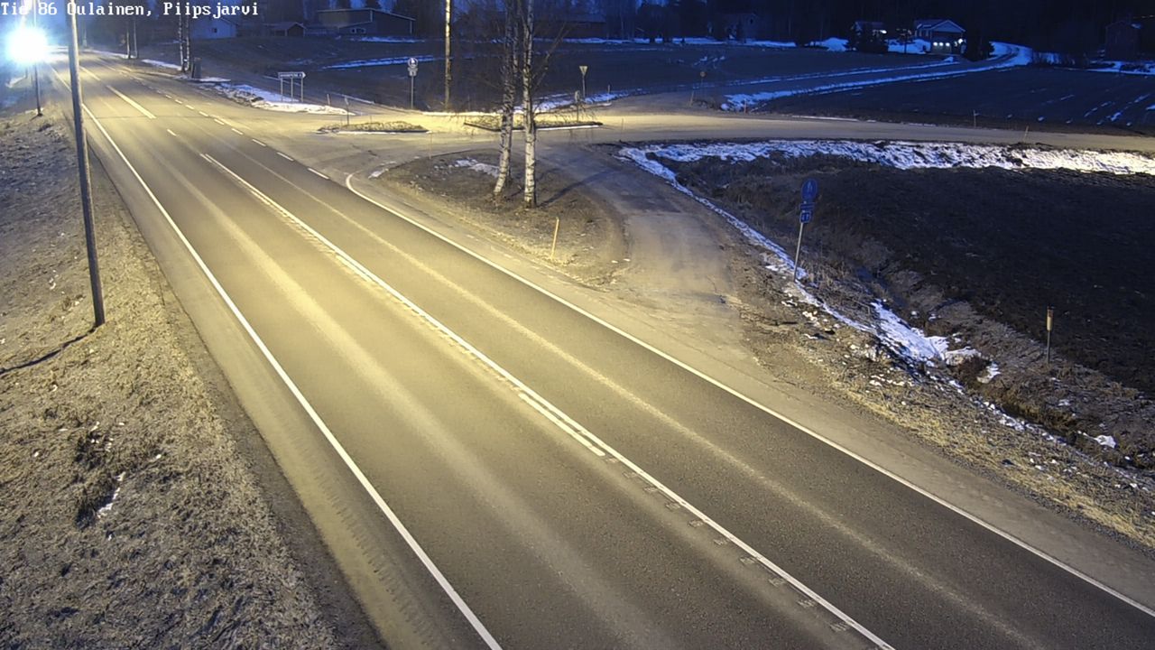 Kelikamerat Kuva Tie 86 Oulainen, Piipsjärvi, Oulainen, Pohjois-Pohjanmaa