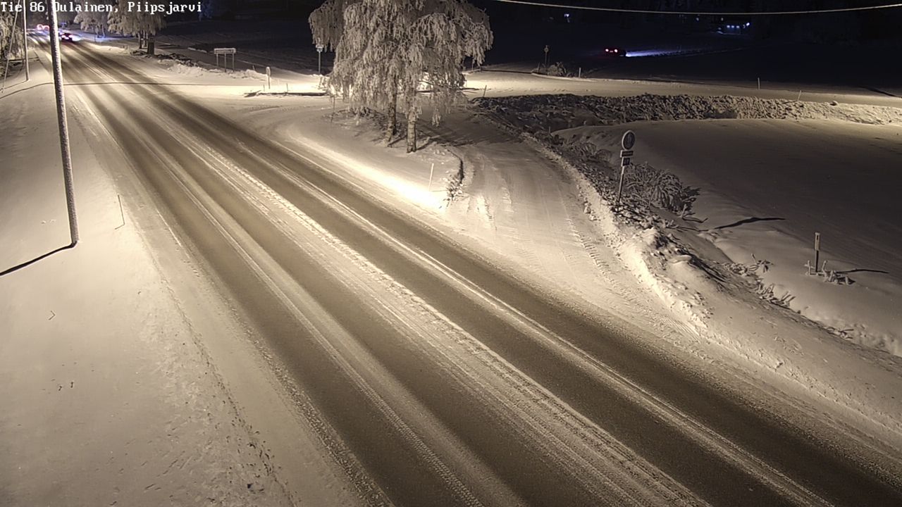 Kelikamerat Kuva Tie 86 Oulainen, Piipsjärvi, Oulainen, Pohjois-Pohjanmaa