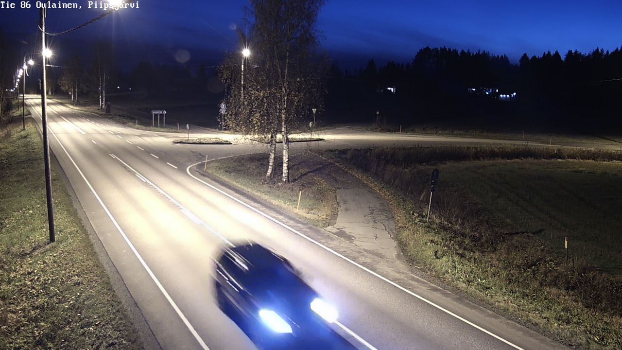 Kelikamerat Kuva Tie 86 Oulainen, Piipsjärvi, Oulainen, Pohjois-Pohjanmaa