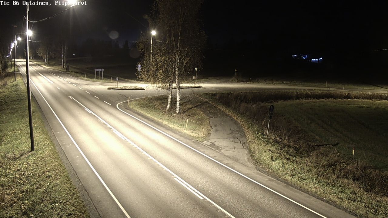 Kelikamerat Kuva Tie 86 Oulainen, Piipsjärvi, Oulainen, Pohjois-Pohjanmaa