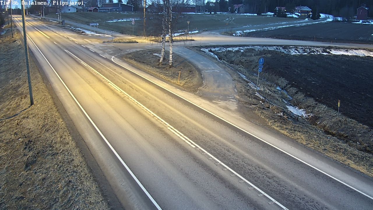 Weather Camera Image Road 86 Oulainen, Piipsjärvi, Oulainen, Pohjois-Pohjanmaa