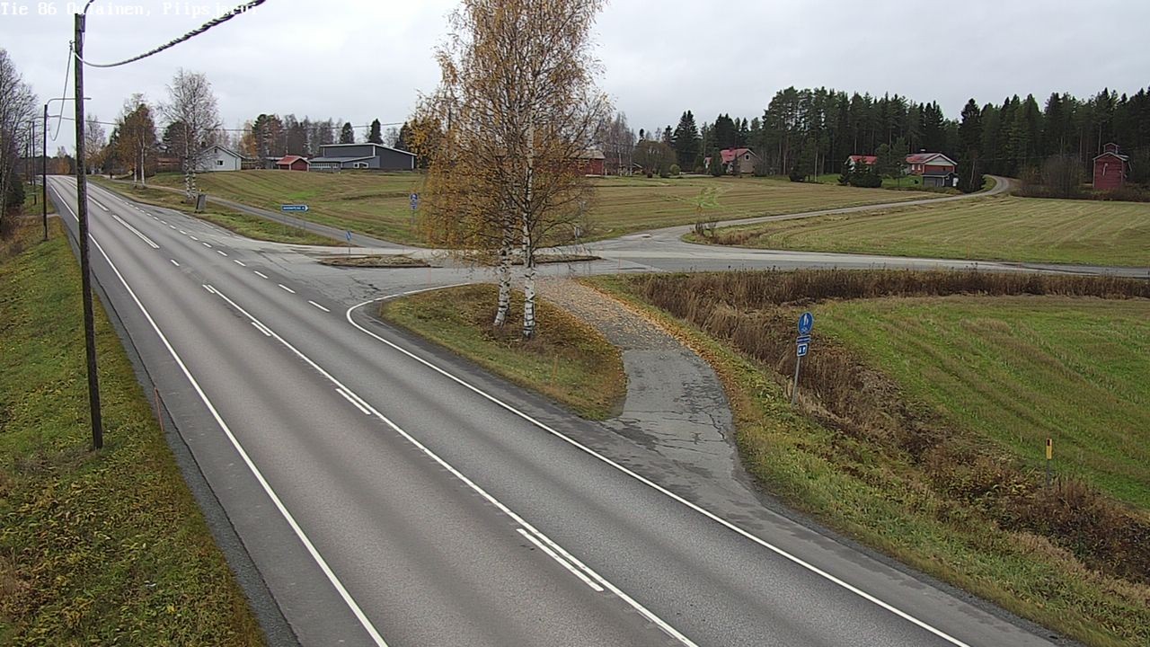Kelikamerat Kuva Tie 86 Oulainen, Piipsjärvi, Oulainen, Pohjois-Pohjanmaa
