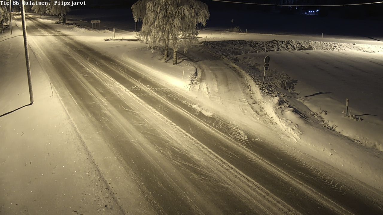 Kelikamerat Kuva Tie 86 Oulainen, Piipsjärvi, Oulainen, Pohjois-Pohjanmaa