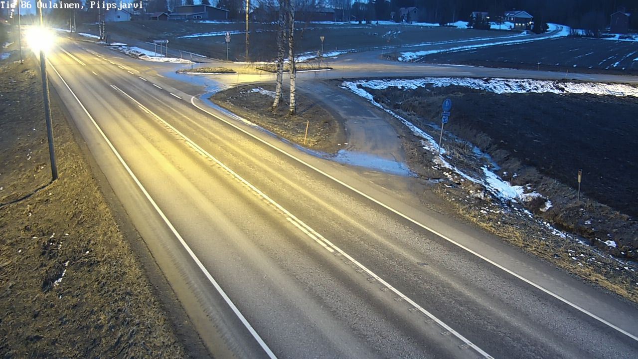 Kelikamerat Kuva Tie 86 Oulainen, Piipsjärvi, Oulainen, Pohjois-Pohjanmaa