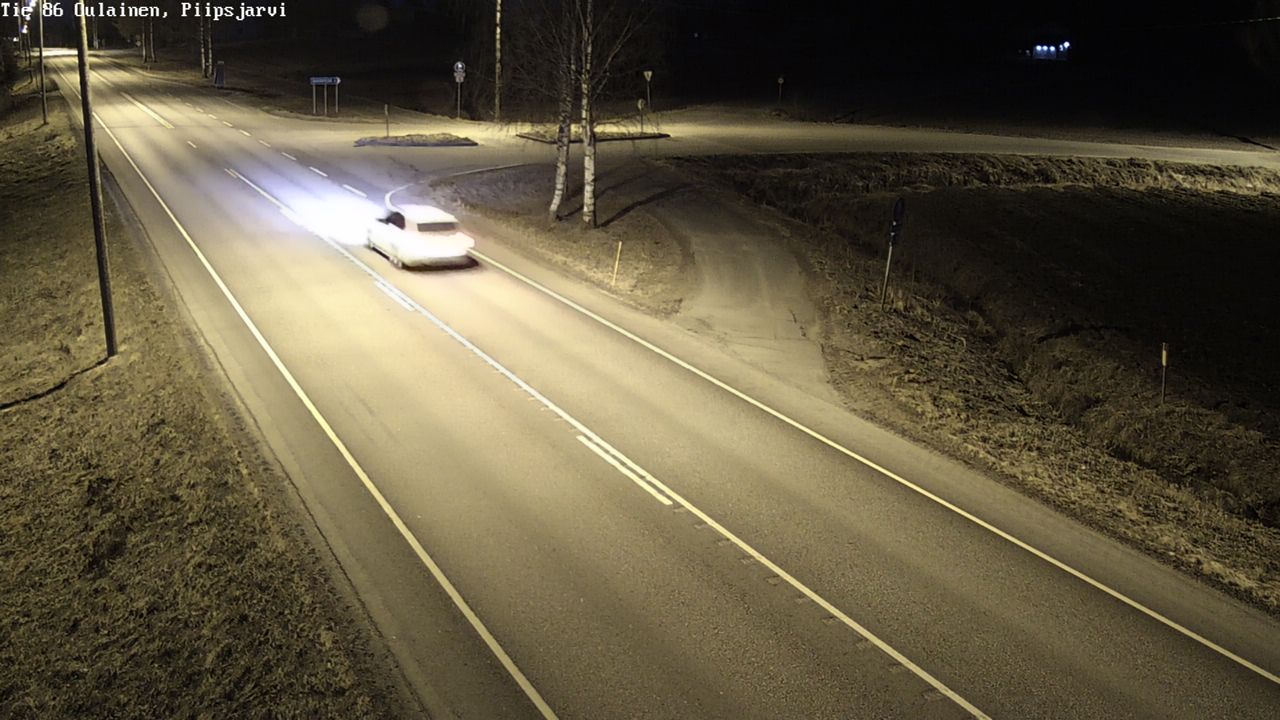 Weather Camera Image Road 86 Oulainen, Piipsjärvi, Oulainen, Pohjois-Pohjanmaa