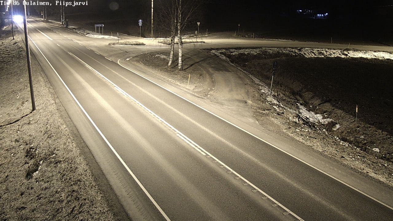Kelikamerat Kuva Tie 86 Oulainen, Piipsjärvi, Oulainen, Pohjois-Pohjanmaa