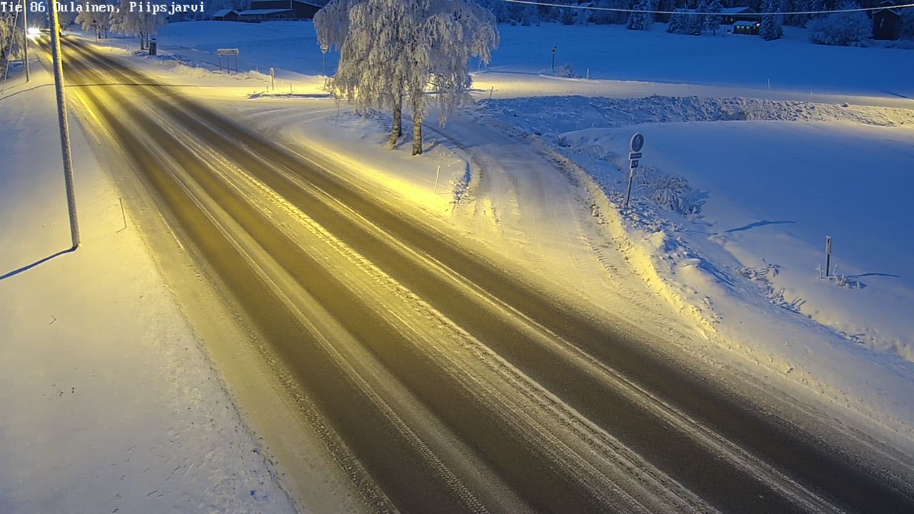 Kelikamerat Kuva Tie 86 Oulainen, Piipsjärvi, Oulainen, Pohjois-Pohjanmaa