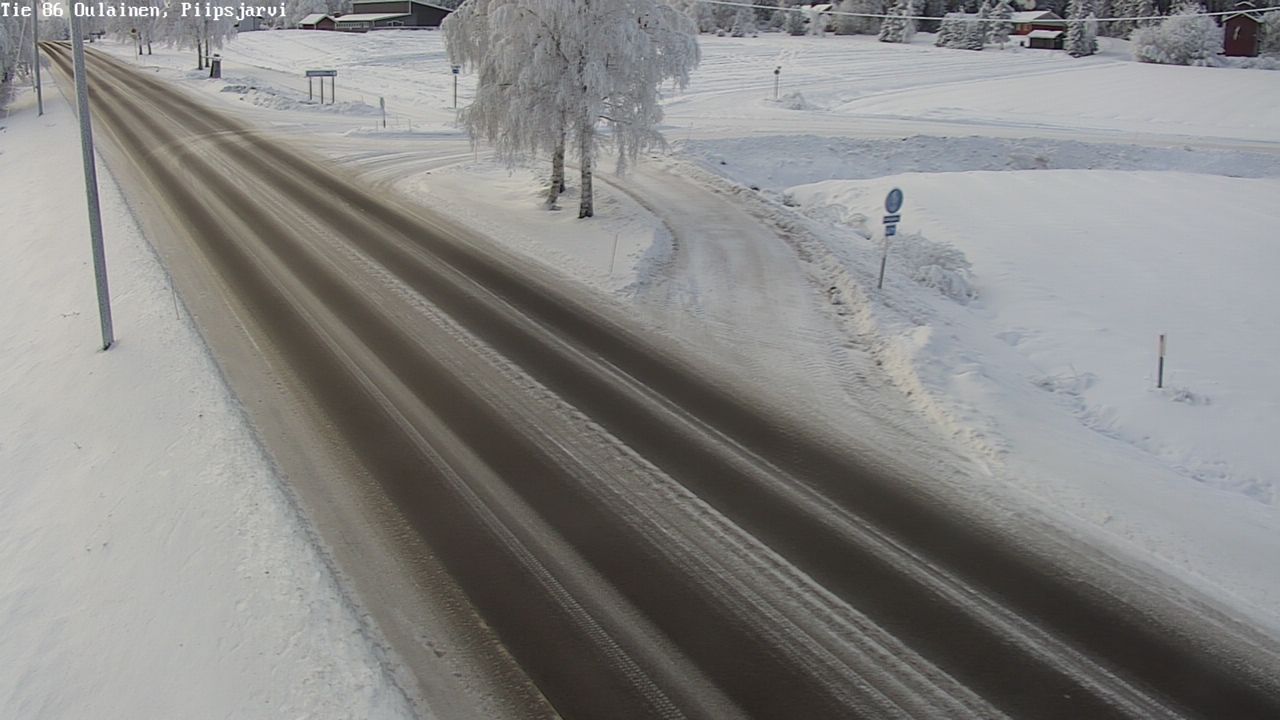 Kelikamerat Kuva Tie 86 Oulainen, Piipsjärvi, Oulainen, Pohjois-Pohjanmaa