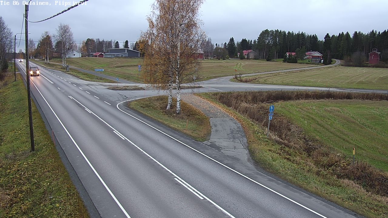 Kelikamerat Kuva Tie 86 Oulainen, Piipsjärvi, Oulainen, Pohjois-Pohjanmaa