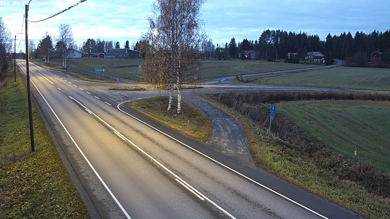 Kelikamerat Kuva Tie 86 Oulainen, Piipsjärvi, Oulainen, Pohjois-Pohjanmaa