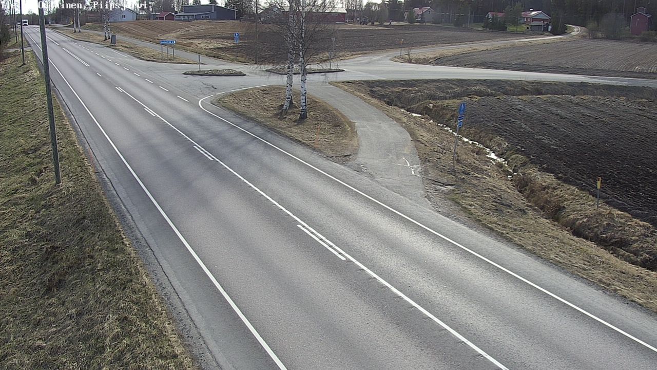Weather Camera Image Road 86 Oulainen, Piipsjärvi, Oulainen, Pohjois-Pohjanmaa