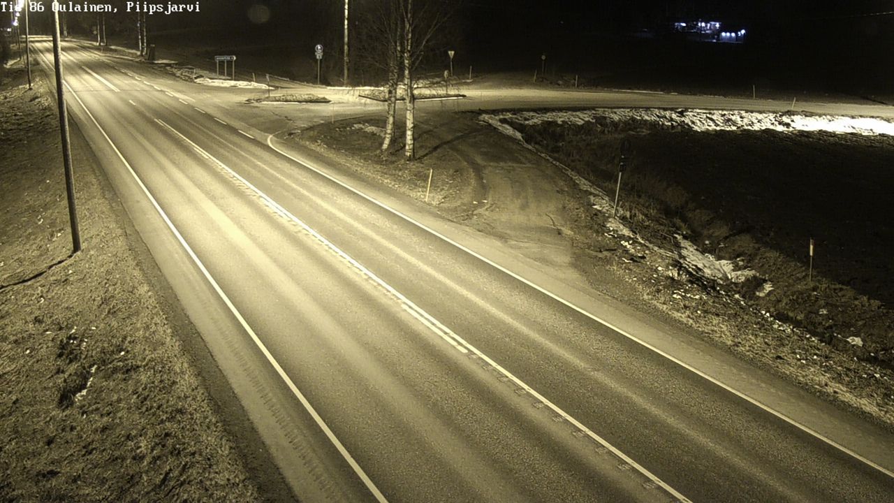 Kelikamerat Kuva Tie 86 Oulainen, Piipsjärvi, Oulainen, Pohjois-Pohjanmaa