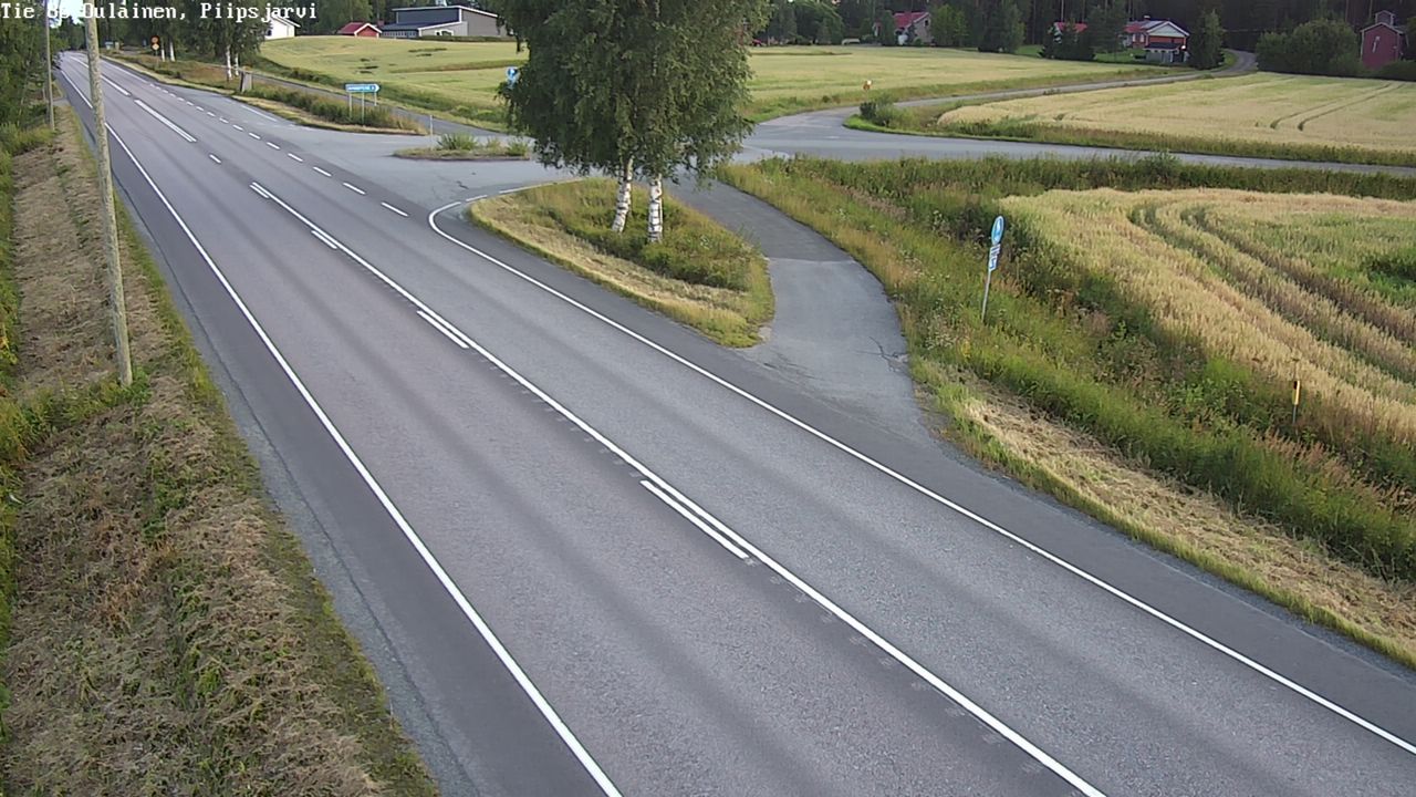 Kelikamerat Kuva Tie 86 Oulainen, Piipsjärvi, Oulainen, Pohjois-Pohjanmaa