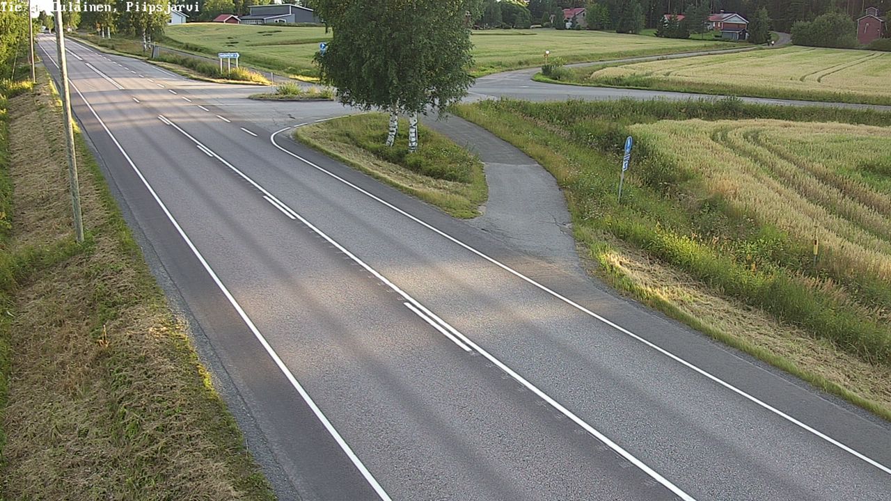 Kelikamerat Kuva Tie 86 Oulainen, Piipsjärvi, Oulainen, Pohjois-Pohjanmaa