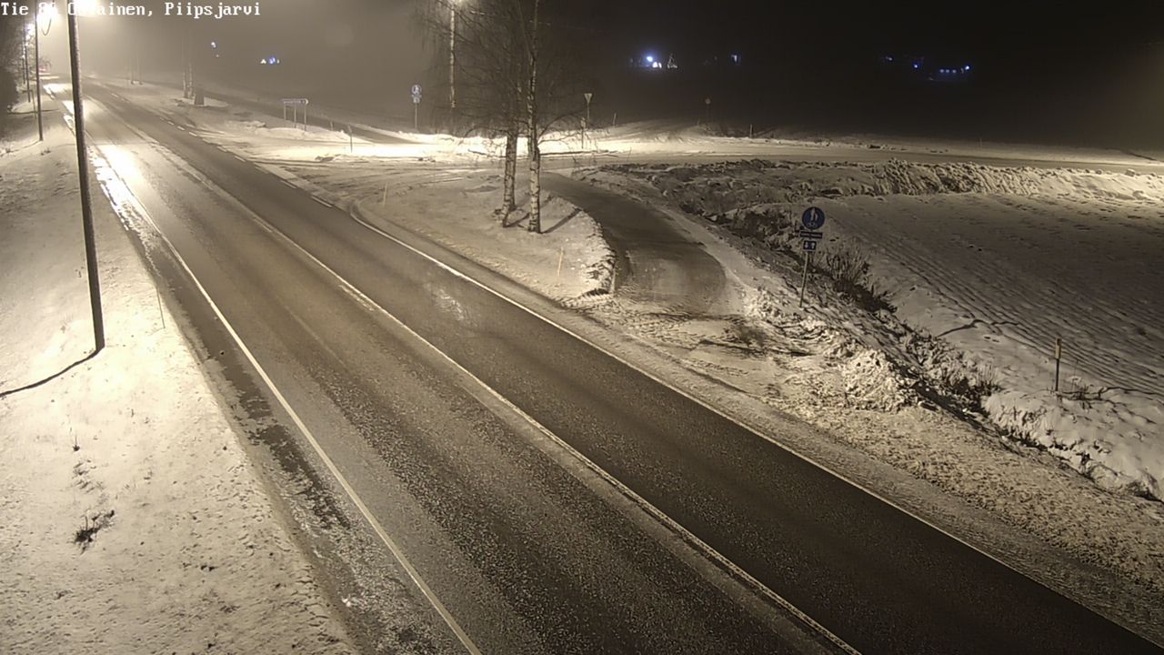 Weather Camera Image Road 86 Oulainen, Piipsjärvi, Oulainen, Pohjois-Pohjanmaa