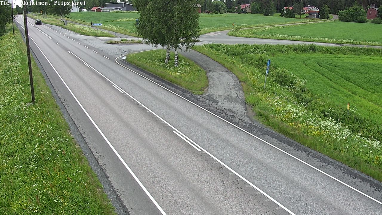 Kelikamerat Kuva Tie 86 Oulainen, Piipsjärvi, Oulainen, Pohjois-Pohjanmaa