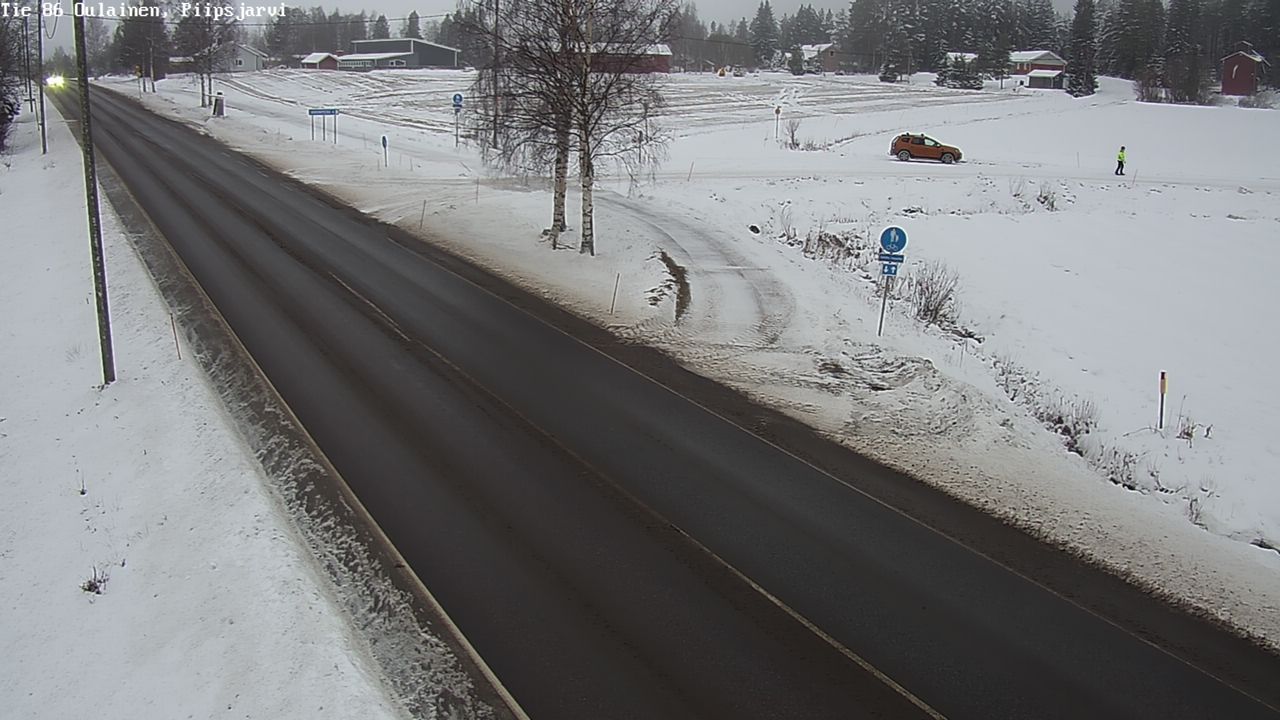 Kelikamerat Kuva Tie 86 Oulainen, Piipsjärvi, Oulainen, Pohjois-Pohjanmaa