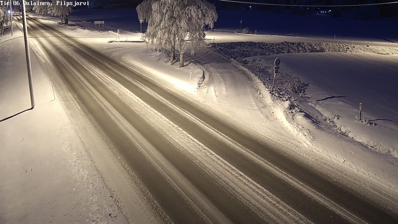 Kelikamerat Kuva Tie 86 Oulainen, Piipsjärvi, Oulainen, Pohjois-Pohjanmaa