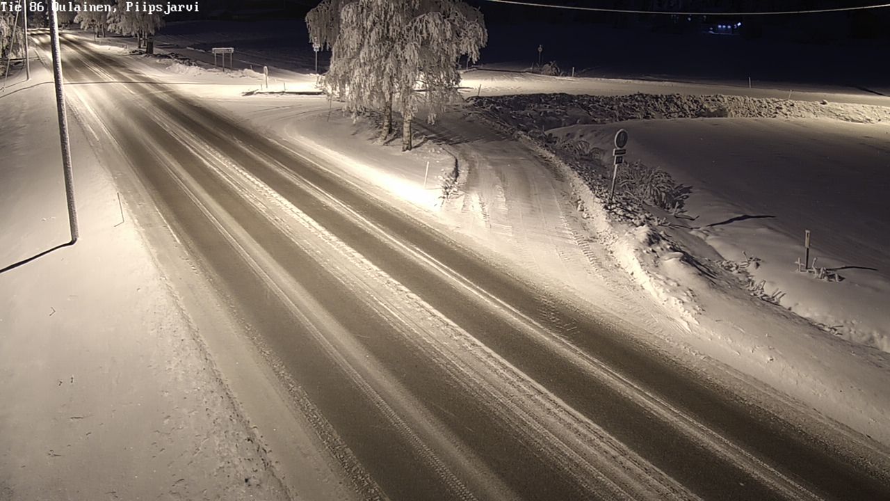 Kelikamerat Kuva Tie 86 Oulainen, Piipsjärvi, Oulainen, Pohjois-Pohjanmaa