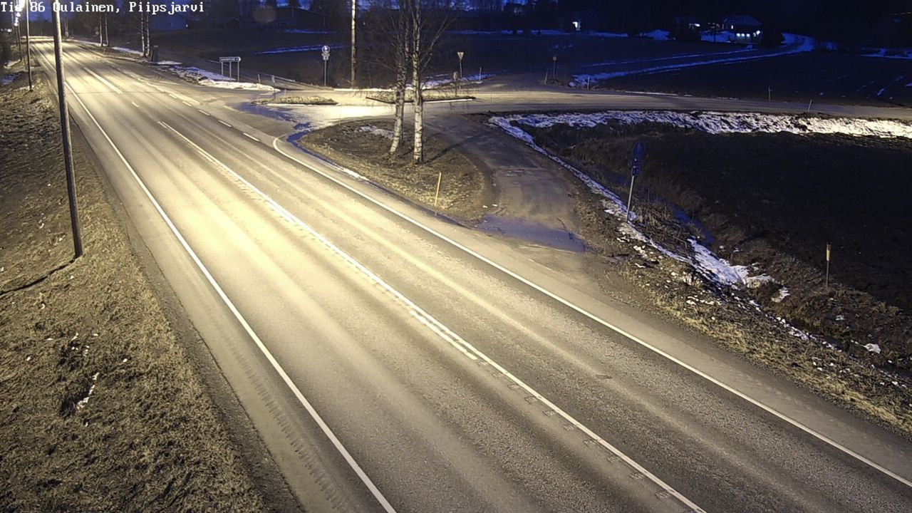 Kelikamerat Kuva Tie 86 Oulainen, Piipsjärvi, Oulainen, Pohjois-Pohjanmaa