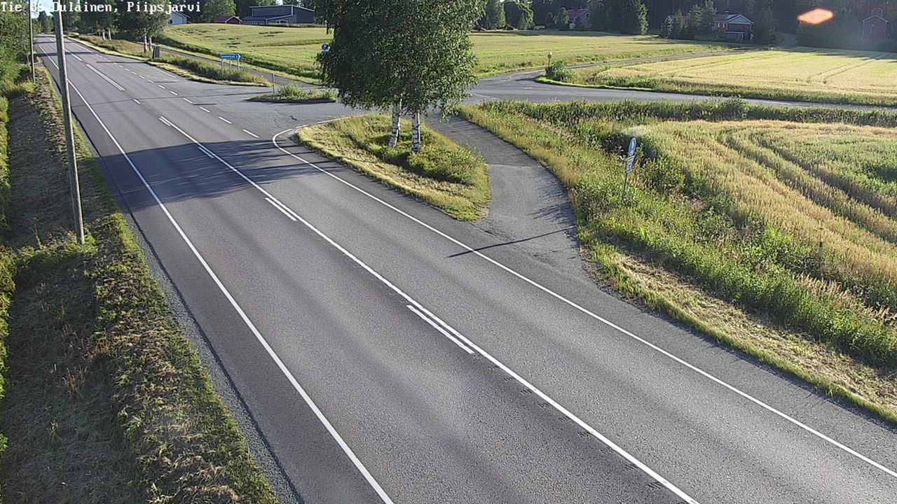 Kelikamerat Kuva Tie 86 Oulainen, Piipsjärvi, Oulainen, Pohjois-Pohjanmaa