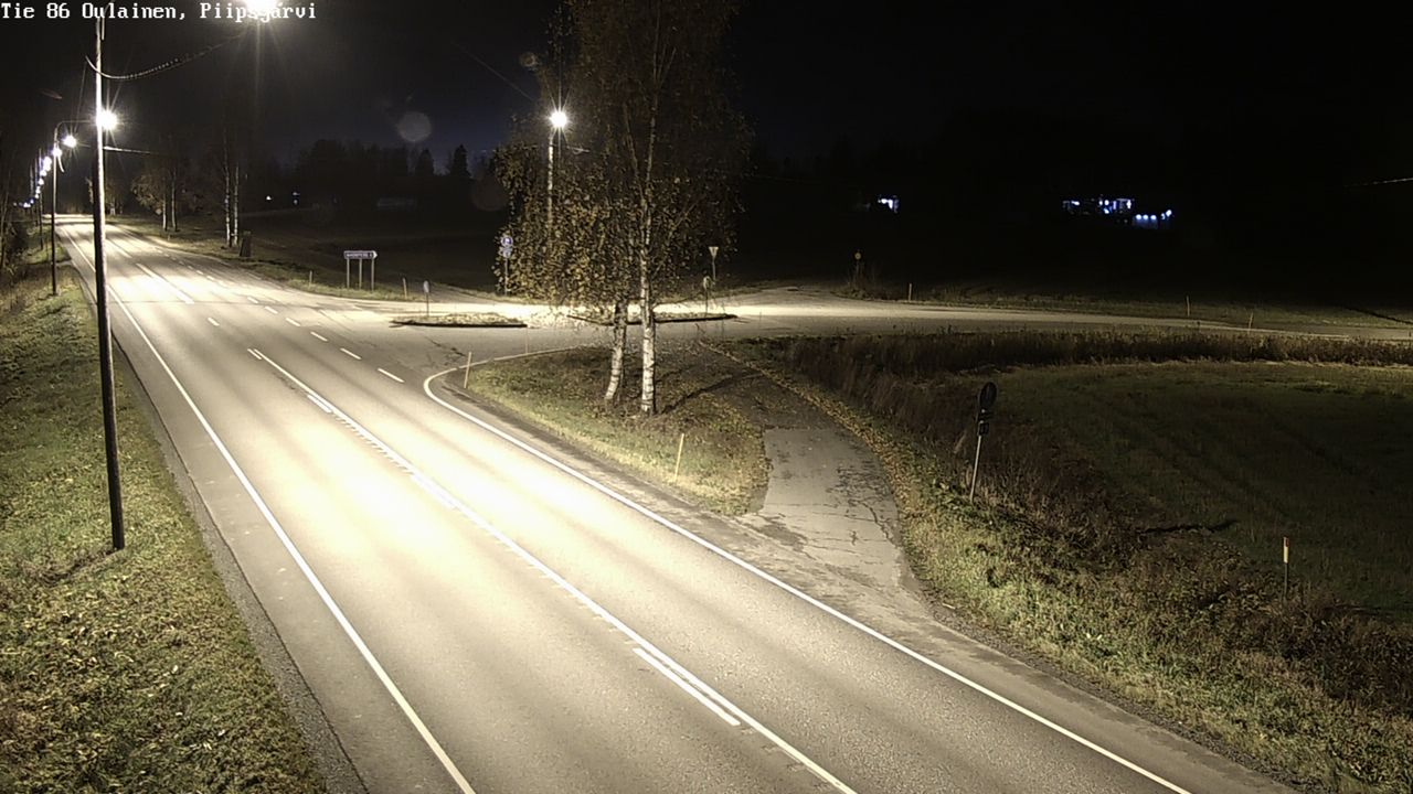 Kelikamerat Kuva Tie 86 Oulainen, Piipsjärvi, Oulainen, Pohjois-Pohjanmaa