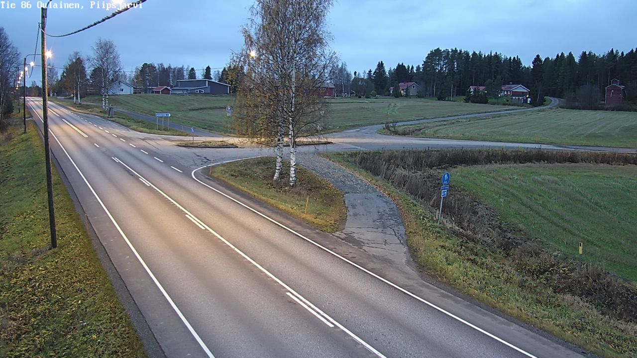 Kelikamerat Kuva Tie 86 Oulainen, Piipsjärvi, Oulainen, Pohjois-Pohjanmaa