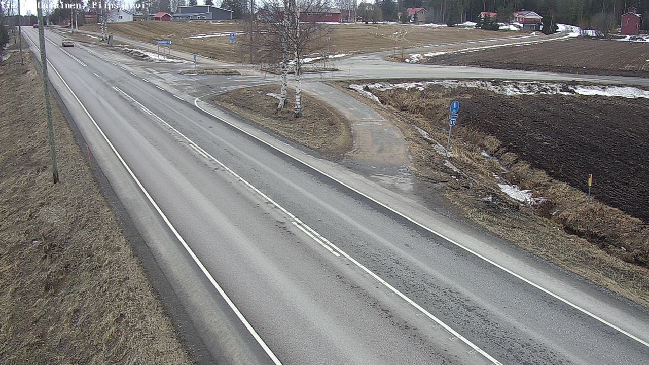 Weather Camera Image Road 86 Oulainen, Piipsjärvi, Oulainen, Pohjois-Pohjanmaa
