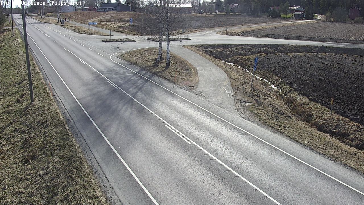 Weather Camera Image Road 86 Oulainen, Piipsjärvi, Oulainen, Pohjois-Pohjanmaa