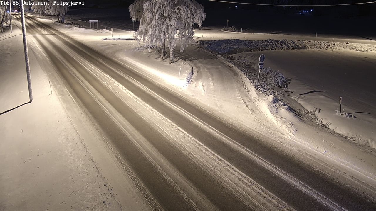 Kelikamerat Kuva Tie 86 Oulainen, Piipsjärvi, Oulainen, Pohjois-Pohjanmaa