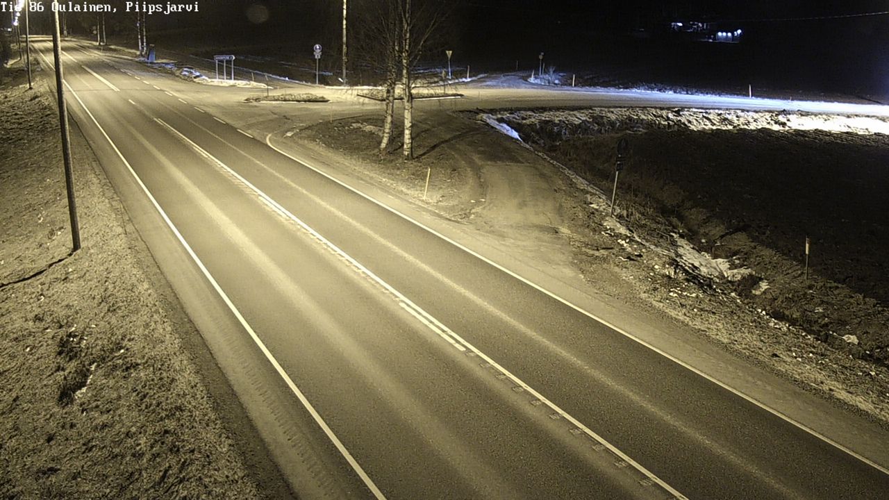 Kelikamerat Kuva Tie 86 Oulainen, Piipsjärvi, Oulainen, Pohjois-Pohjanmaa