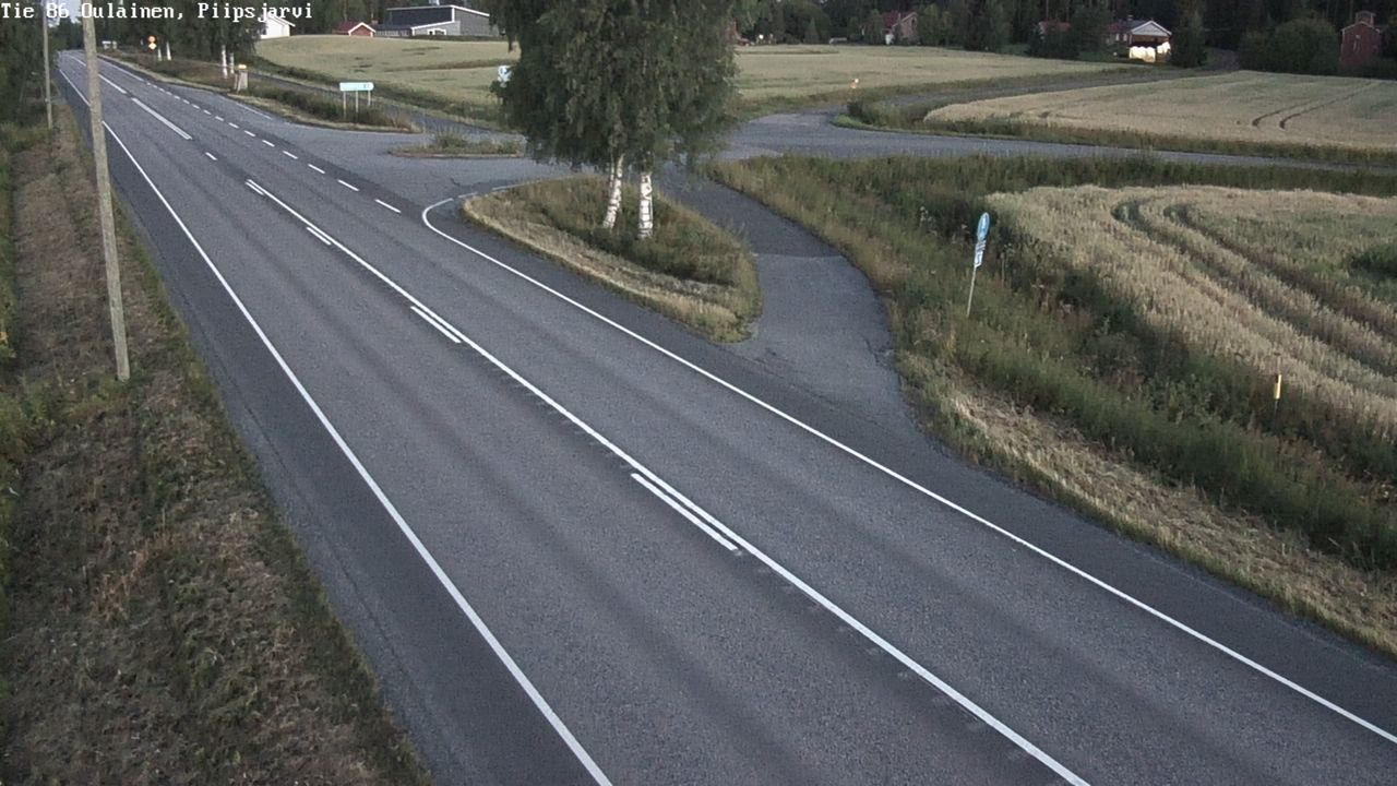 Kelikamerat Kuva Tie 86 Oulainen, Piipsjärvi, Oulainen, Pohjois-Pohjanmaa