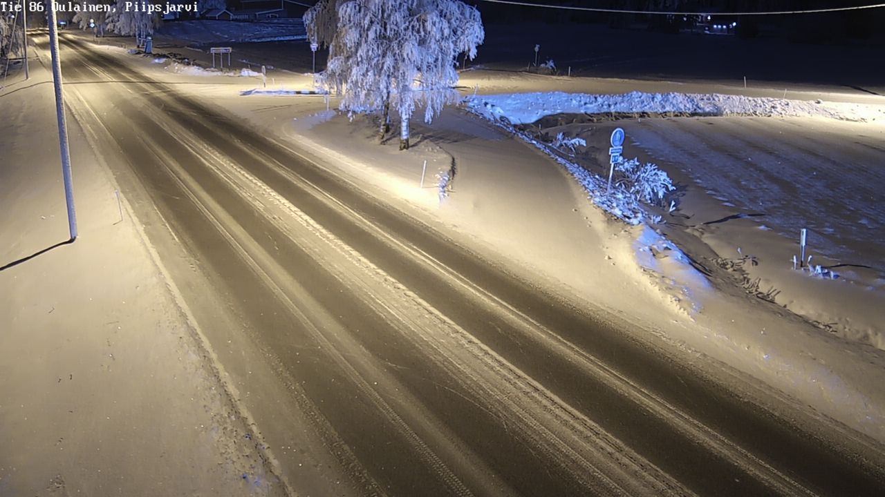 Kelikamerat Kuva Tie 86 Oulainen, Piipsjärvi, Oulainen, Pohjois-Pohjanmaa
