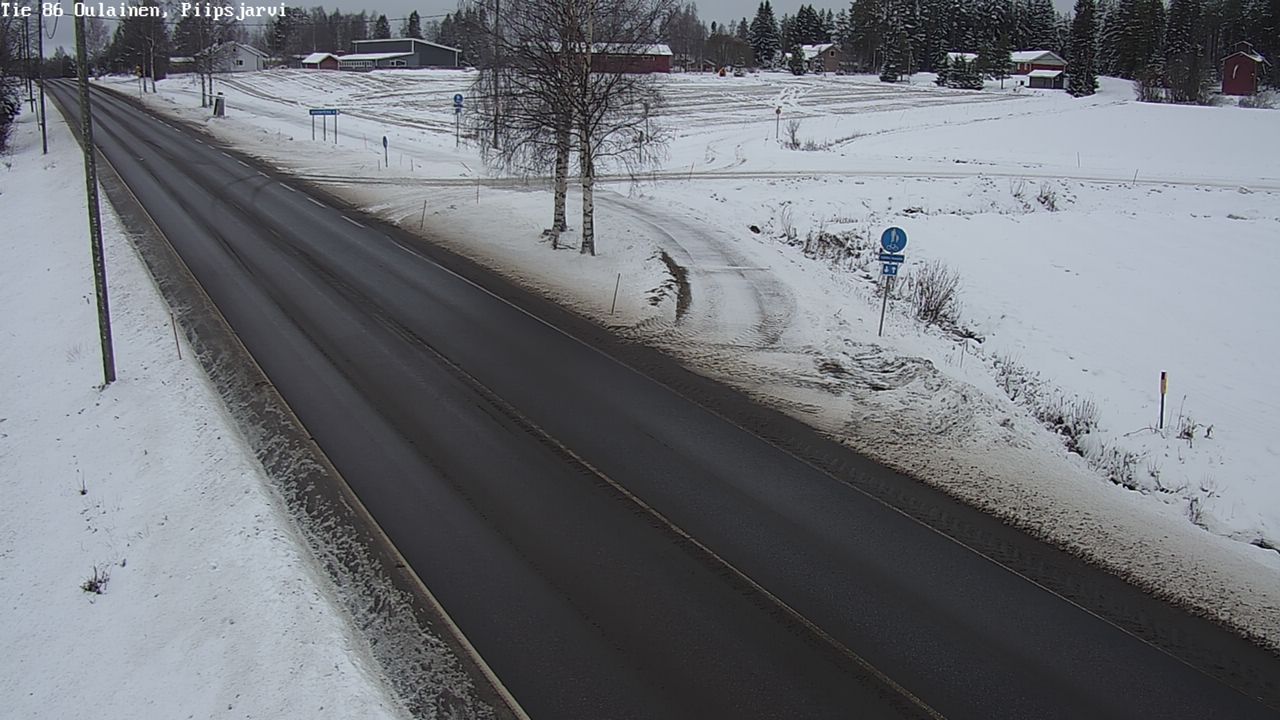 Kelikamerat Kuva Tie 86 Oulainen, Piipsjärvi, Oulainen, Pohjois-Pohjanmaa