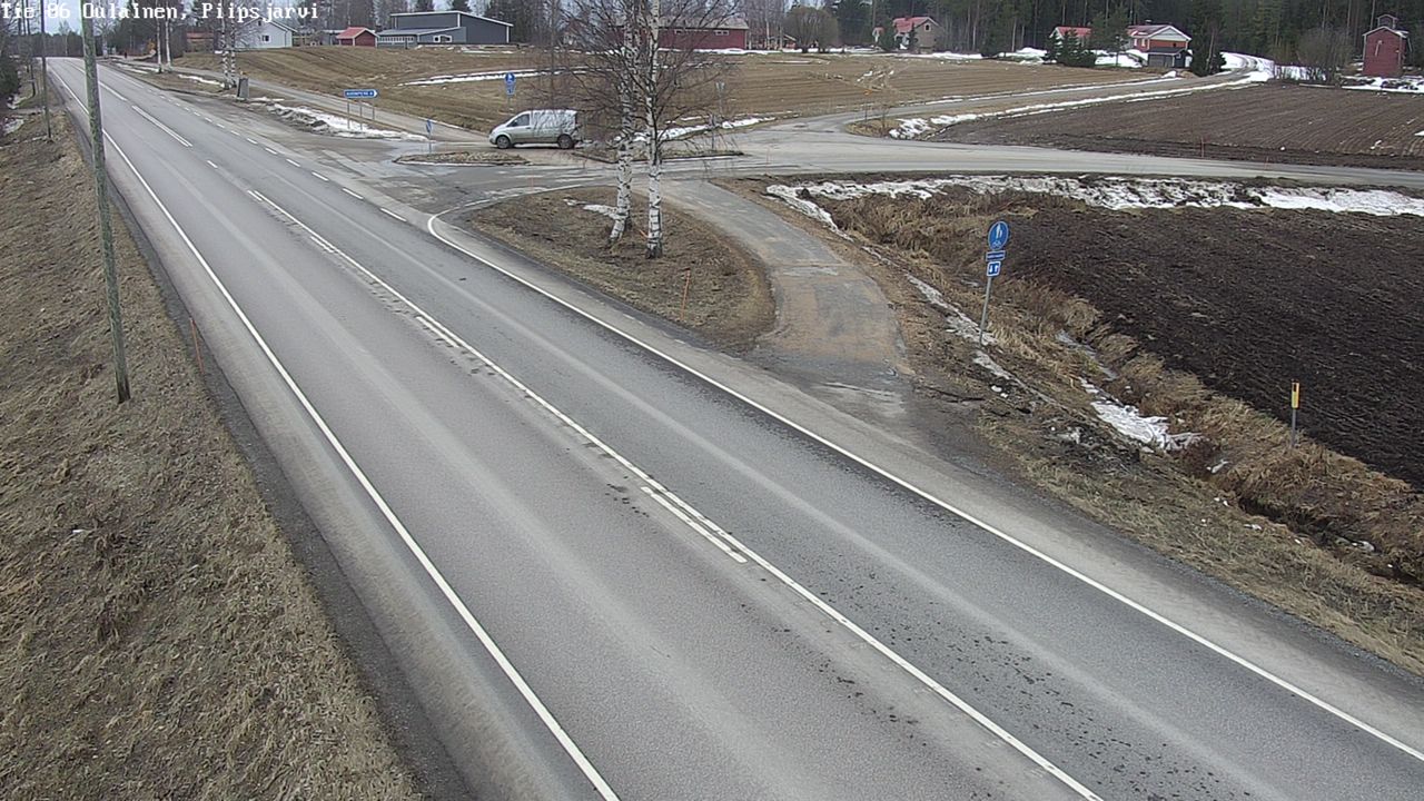 Weather Camera Image Road 86 Oulainen, Piipsjärvi, Oulainen, Pohjois-Pohjanmaa