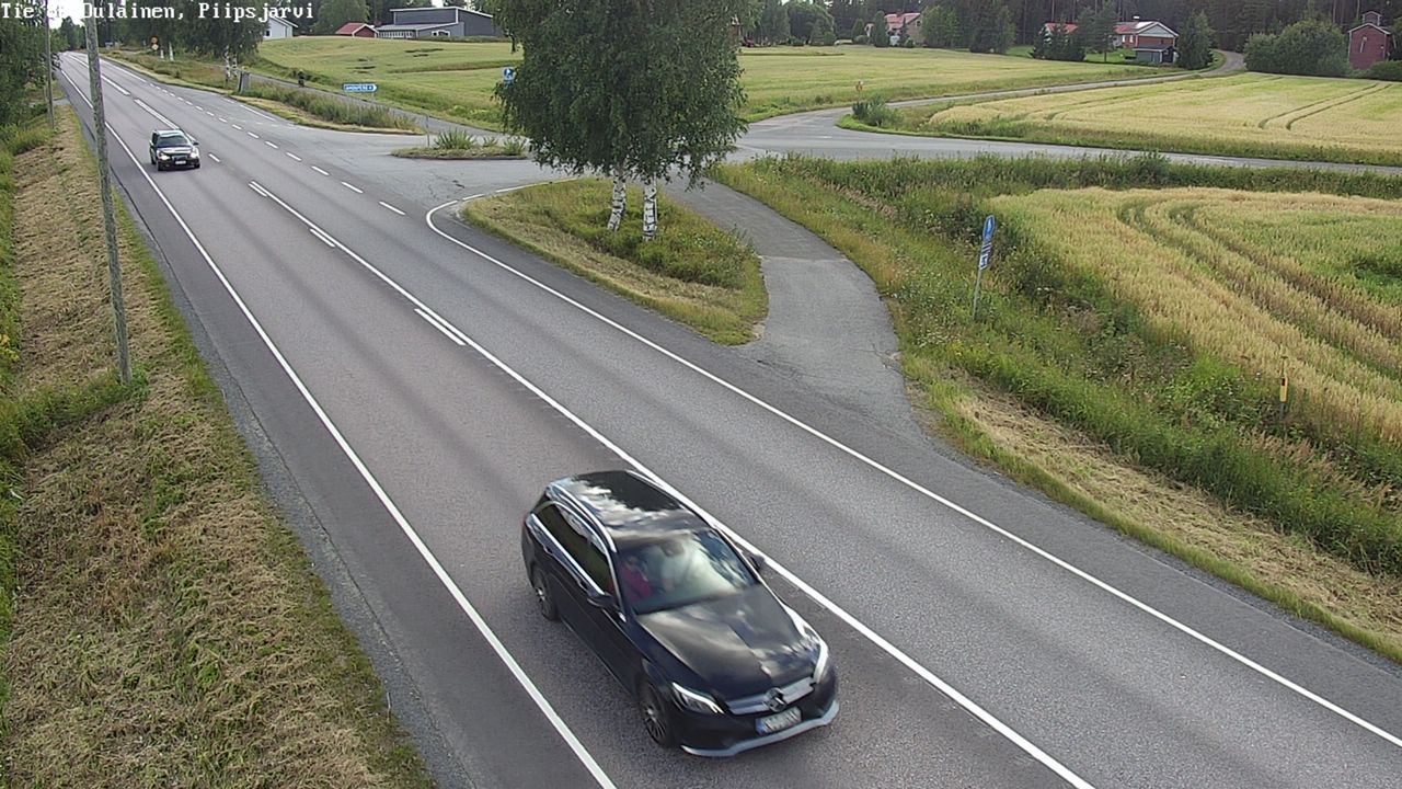 Kelikamerat Kuva Tie 86 Oulainen, Piipsjärvi, Oulainen, Pohjois-Pohjanmaa