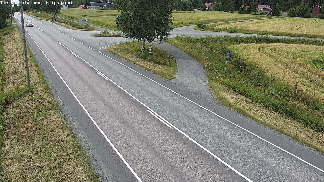 Weather Camera Image Road 86 Oulainen, Piipsjärvi, Oulainen, Pohjois-Pohjanmaa