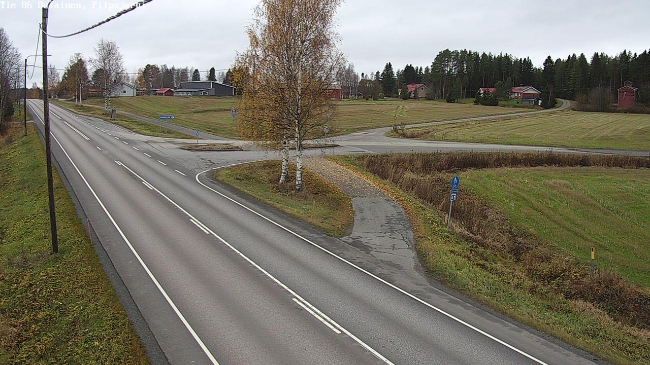 Kelikamerat Kuva Tie 86 Oulainen, Piipsjärvi, Oulainen, Pohjois-Pohjanmaa