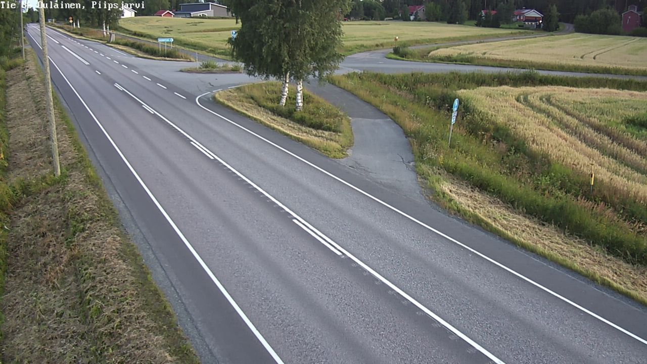 Kelikamerat Kuva Tie 86 Oulainen, Piipsjärvi, Oulainen, Pohjois-Pohjanmaa