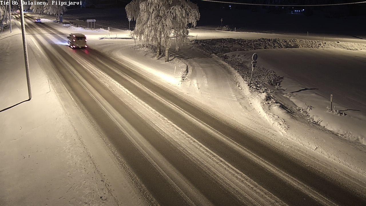 Weather Camera Image Road 86 Oulainen, Piipsjärvi, Oulainen, Pohjois-Pohjanmaa