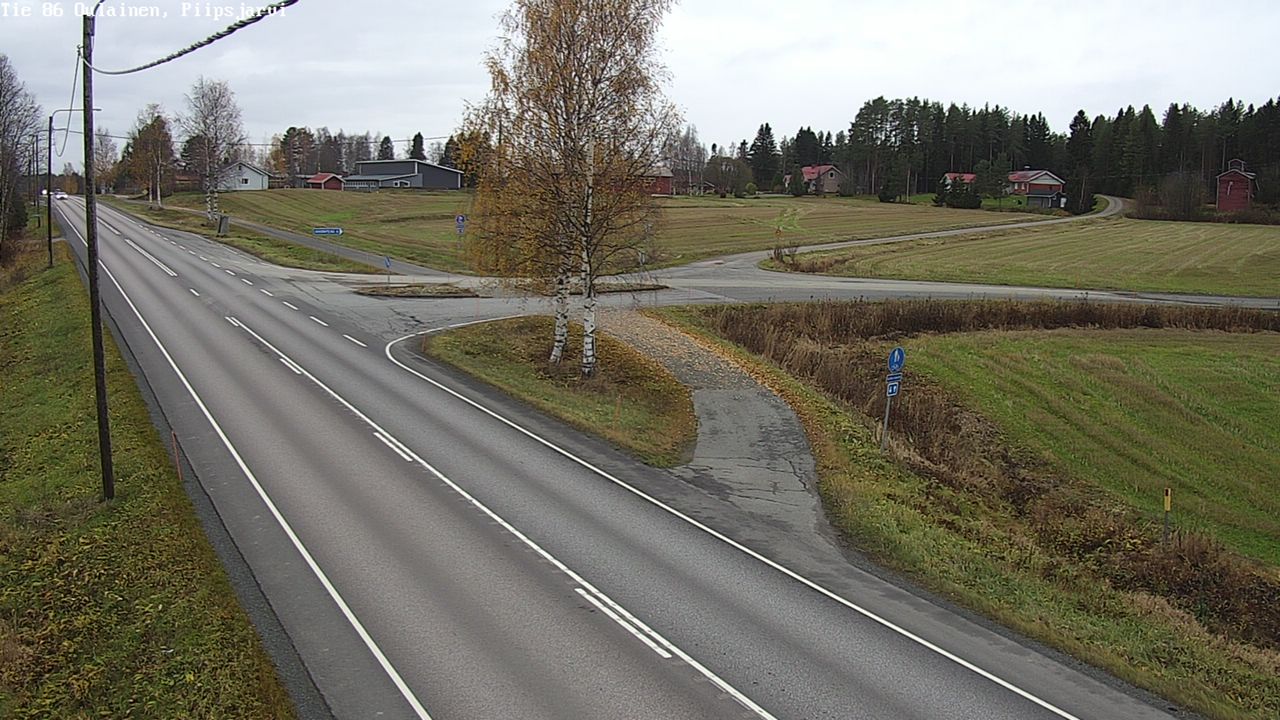 Kelikamerat Kuva Tie 86 Oulainen, Piipsjärvi, Oulainen, Pohjois-Pohjanmaa