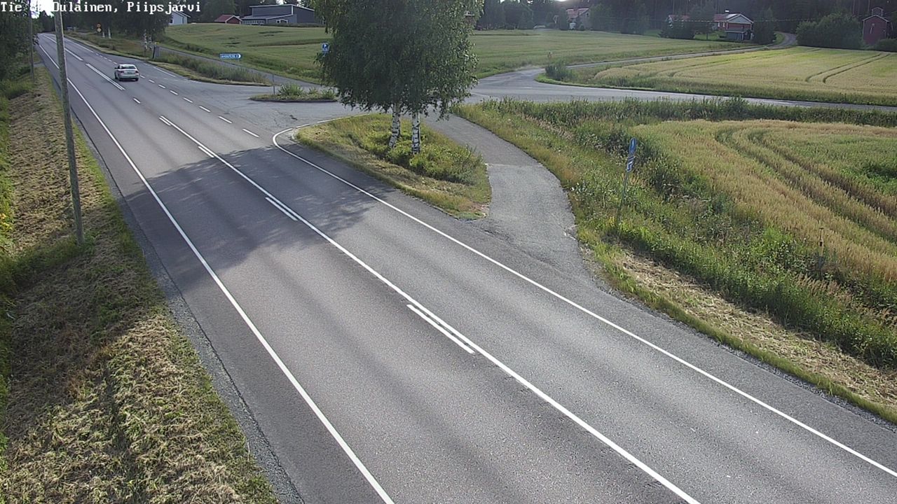 Kelikamerat Kuva Tie 86 Oulainen, Piipsjärvi, Oulainen, Pohjois-Pohjanmaa