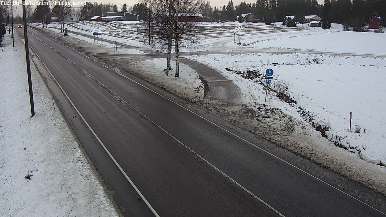 Weather Camera Image Road 86 Oulainen, Piipsjärvi, Oulainen, Pohjois-Pohjanmaa