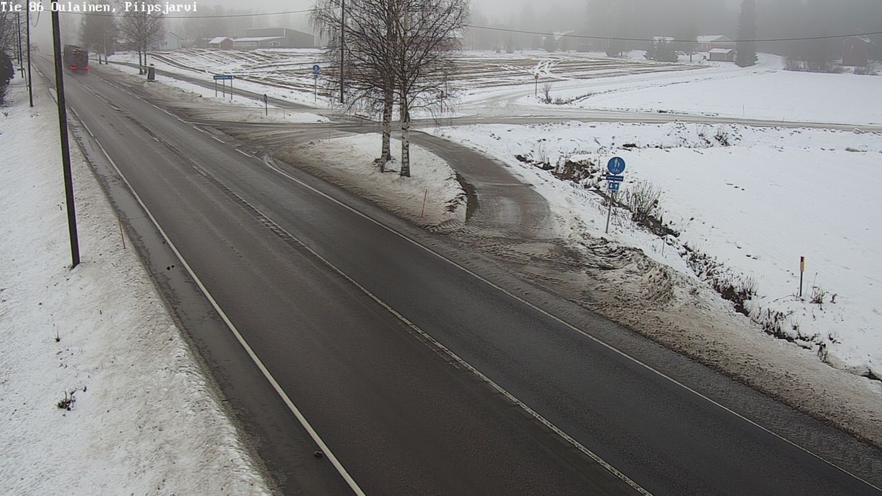 Weather Camera Image Road 86 Oulainen, Piipsjärvi, Oulainen, Pohjois-Pohjanmaa