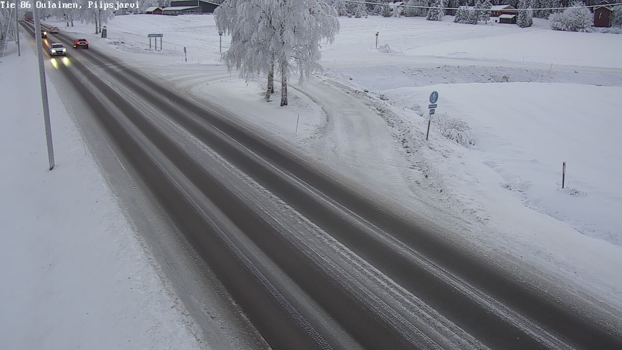 Kelikamerat Kuva Tie 86 Oulainen, Piipsjärvi, Oulainen, Pohjois-Pohjanmaa