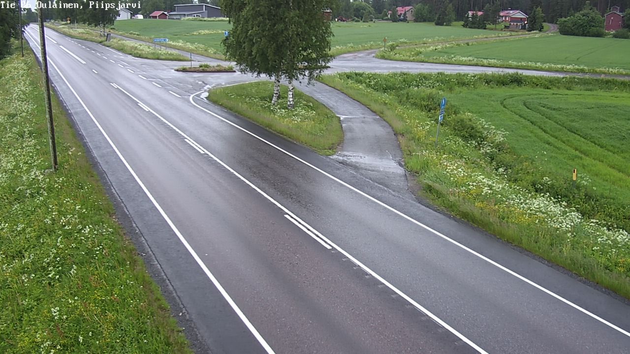 Kelikamerat Kuva Tie 86 Oulainen, Piipsjärvi, Oulainen, Pohjois-Pohjanmaa